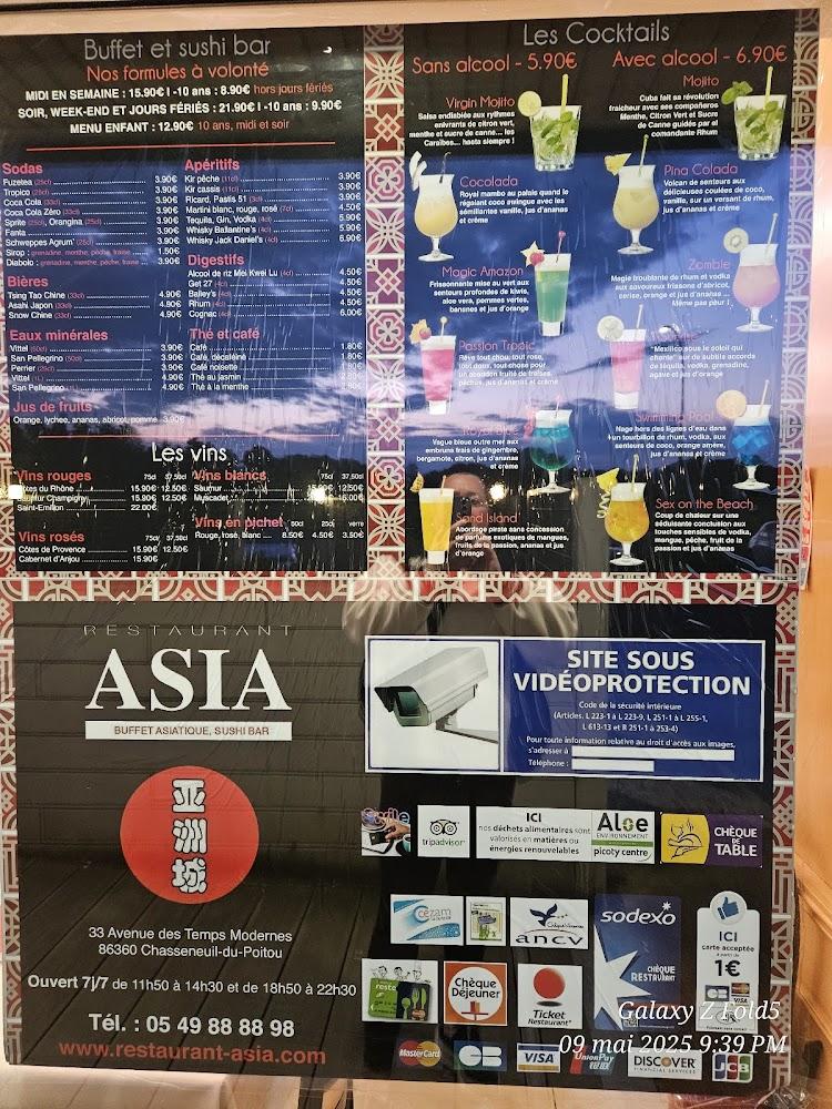 Restaurant Asia | Buffet asiatique - Sushi bar - Menu Image 4